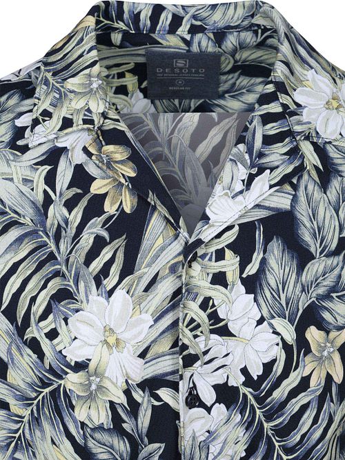Desoto Festival Camicia Manica Corta Navy Product / Detail