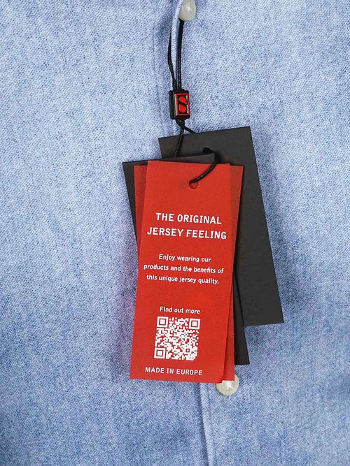 Desoto Hemd Blue Bleached Denim