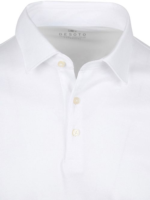 Desoto Longsleeve Polo Essential Biały Product / Detail