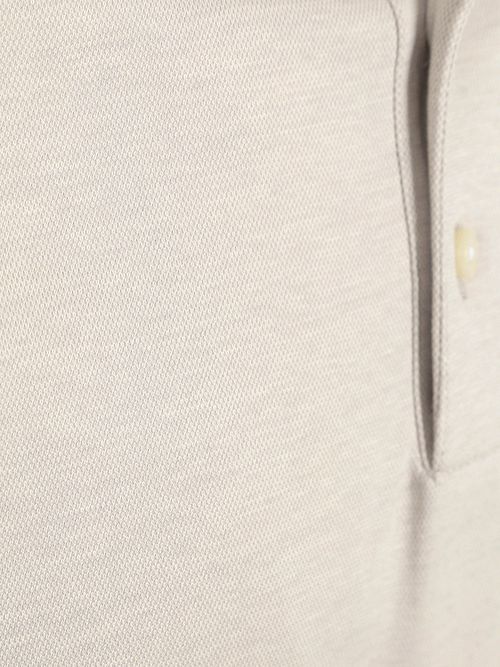 Desoto Longsleeve Poloshirt Essential Beige Product / Detail