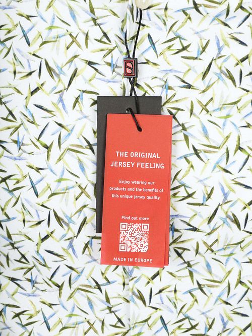 Desoto Short Sleeve Jersey Overhemd Print Groen Blauw Product / Detail