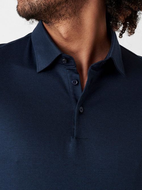 Desoto Poloskjorte Essential Navy Model / Detail
