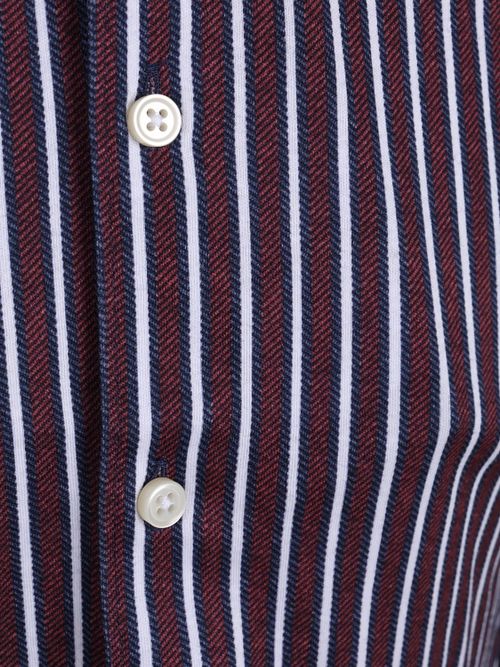 Desoto Shirt Multi Stripe Red