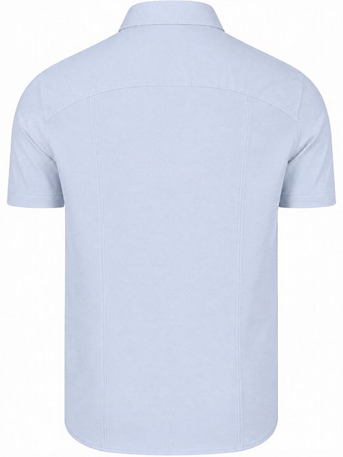 Desoto Short Sleeve Oxford Optics Shirt Light Blue Product / Achterkant