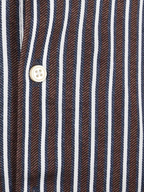 Desoto Shirt Multi Stripe Brown Product / Detail