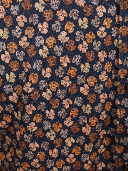 Desoto Skjorte Trykk Blomst Brun Marineblå Product / Detail