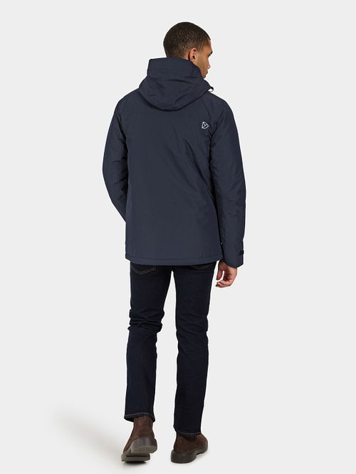 Didriksons Jacke Stefan Navyblau Model / Achterkant