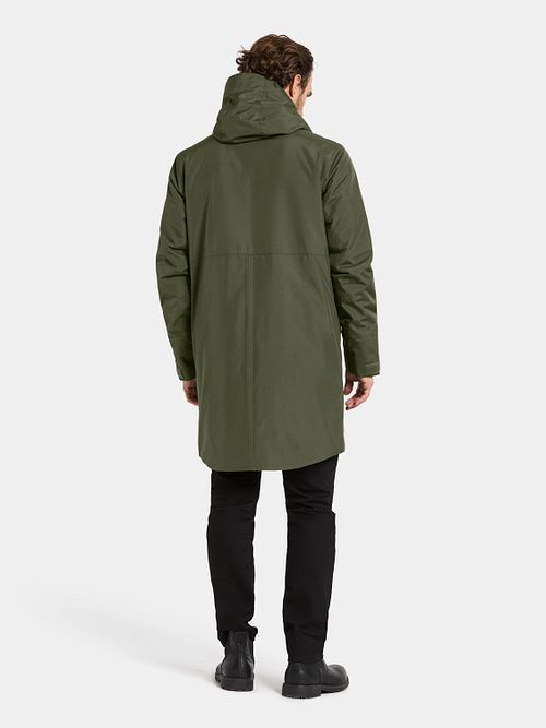 Didriksons Parka Kenny Grønn Model / Achterkant