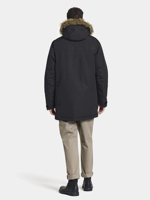 Didriksons Parka Marco Marineblå Model / Achterkant