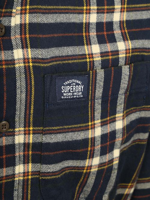 Superdry Overhemd Lumberjack Ruit Navy Product / Detail