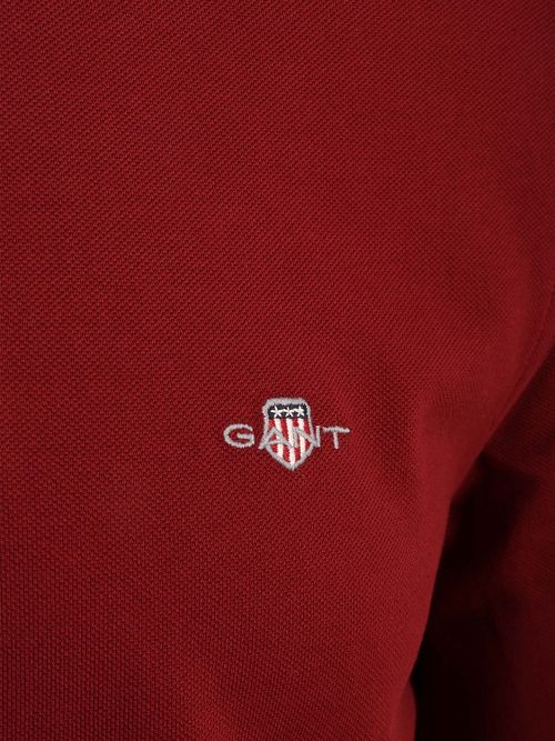 Gant Heavy Rugger Polo Piqué Rood Product / Detail