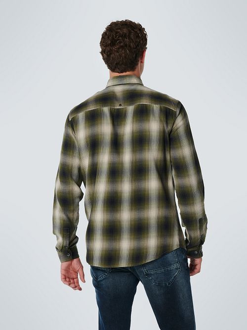 No Excess Hemd Ruit Groen Model / Achterkant