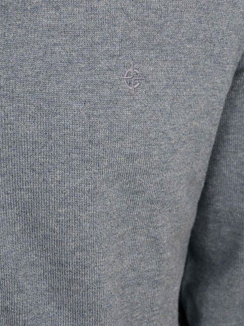 CASAMODA Strickjacke Zip Indigo