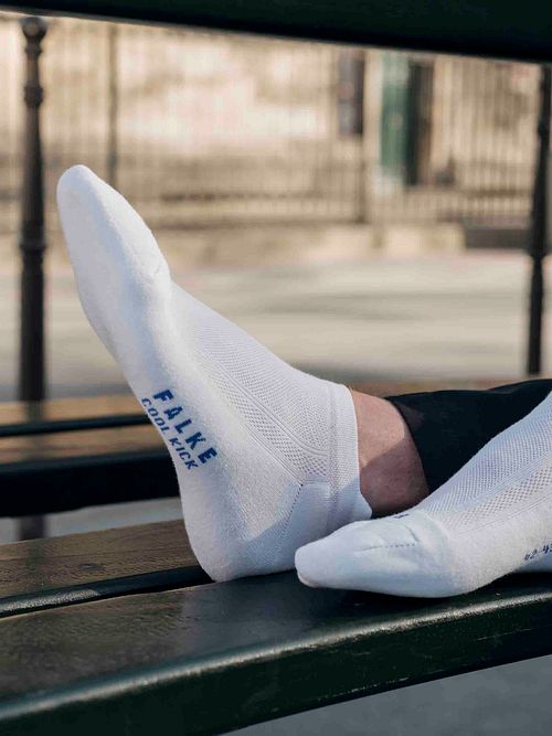 Falke Cool Kick Ankelstrømpe Hvit Model / Sfeerbeeld