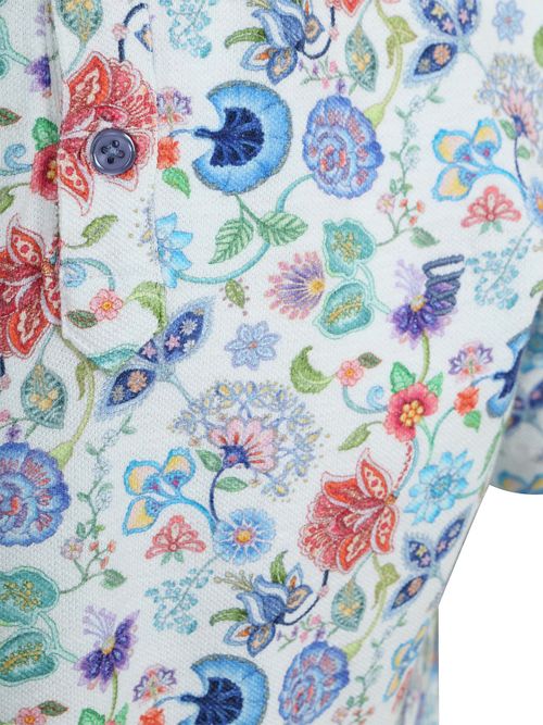 R2 Amsterdam Polo Print Flerfarget Product / Detail