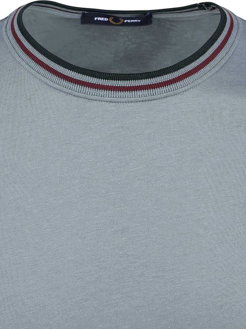 Camiseta Fred Perry Twin Tipped 98A modern fit de algodón azul Product / Detail