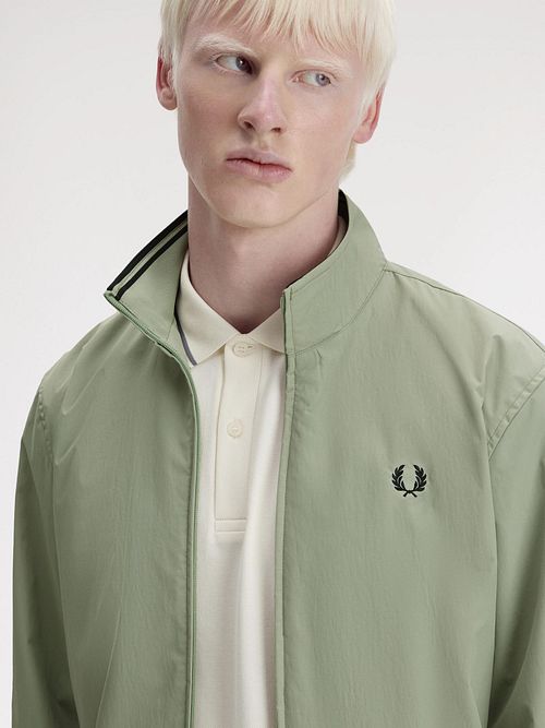 Fred Perry Brentham Giacca Verde Model / Detail