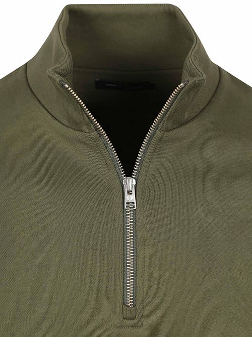 Fred Perry Half Zip Maglione Dark Green Product / Detail