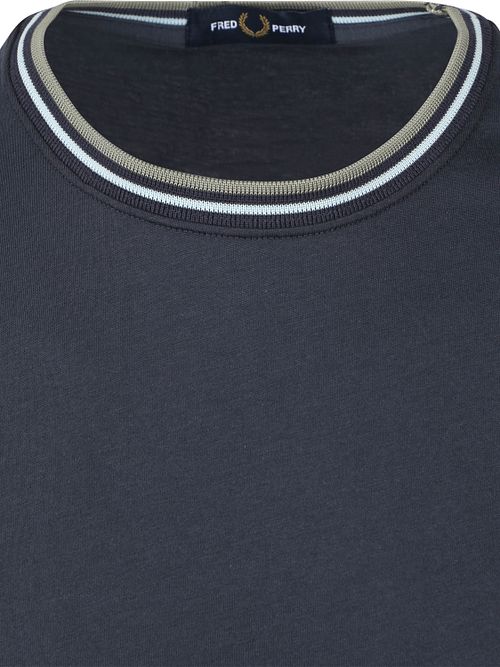 Fred Perry M1588 Twin Tipped T-shirt Marineblå Z47 Product / Detail