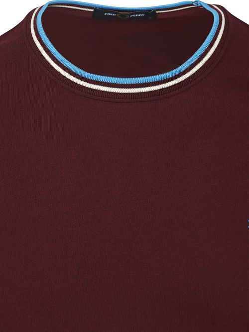Fred Perry M1588 Twin Tipped T-skjorte Burgunder Product / Detail