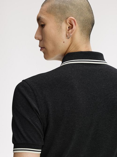 Fred Perry Polo Shirt Black 350 Model / Achterkant