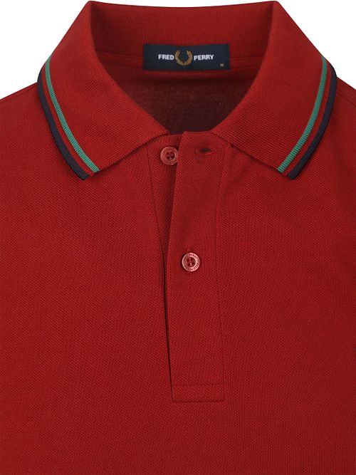 Fred Perry Polo Twin Tipped M3600 Czerwony Product / Detail