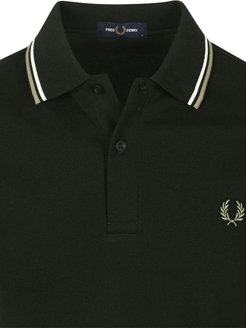 Fred Perry Polo Twin Tipped M3600 Mørkegrønn Product / Detail