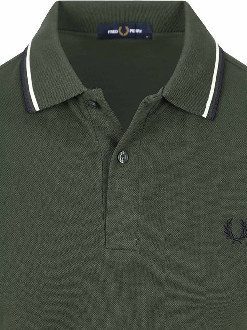 Fred Perry Polo Twin Tipped M3600 Mørkegrønn 53A Product / Detail