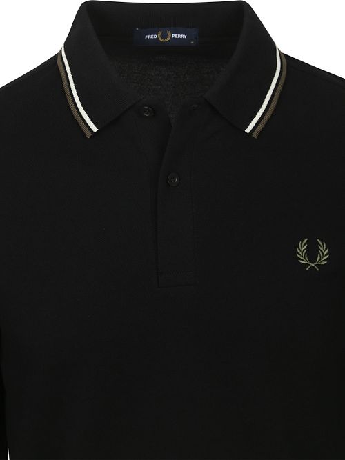 Fred Perry polo z długim rękawem czarne W54 Product / Detail
