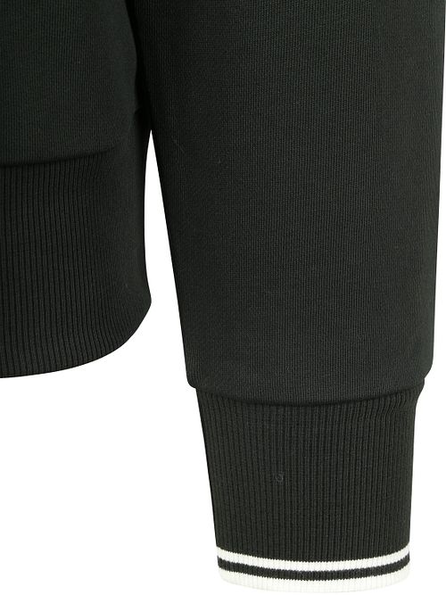 Fred Perry Sweater Logo Dunkelgrün