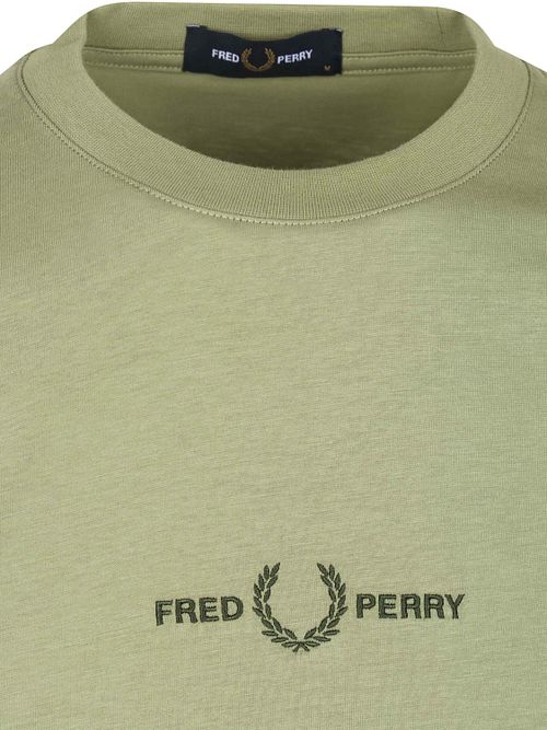 Fred Perry M4580 Brodert Oliven Product / Detail