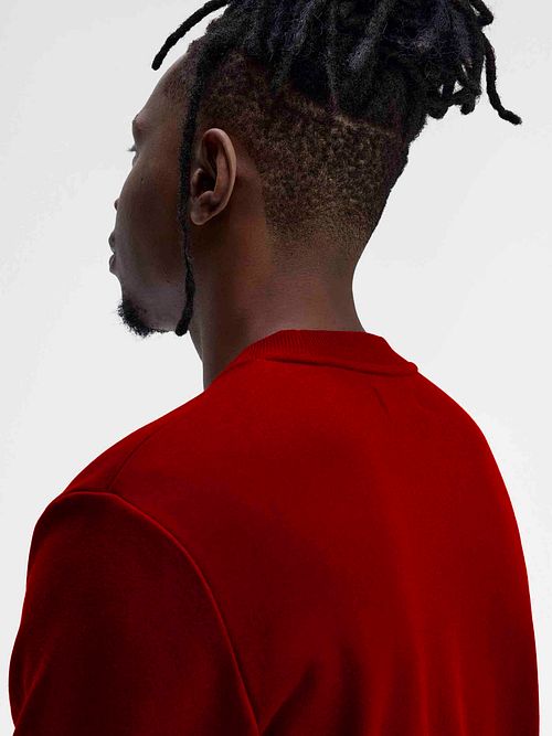 Fred Perry Trøje Logo Rød Model / Achterkant