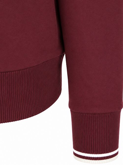 Fred Perry Half Zip Trui Bordeaux