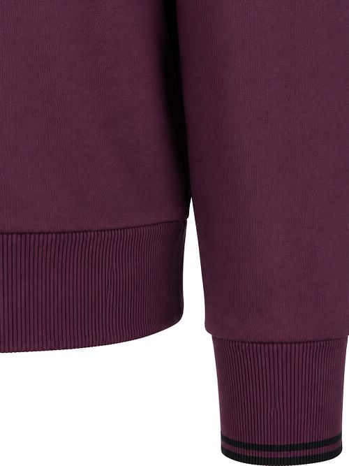Fred Perry Longsleeve Half Zip Poloshirt Plum