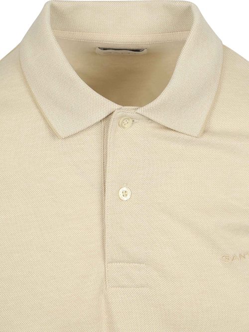 Gant 2Tone Piqué Poloshirt Ecru Product / Detail