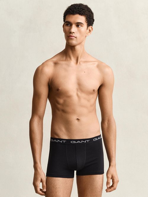 Gant Boxers trunk Lot de 3 Noir Gris Blanche Model / Voorkant