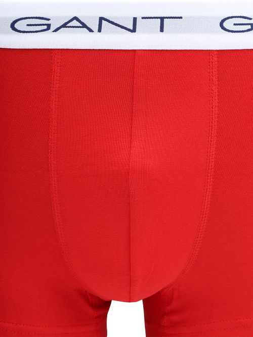 GANT Boxershorts Trunk 3-Pack Marinblå Vit Röd Product / Detail