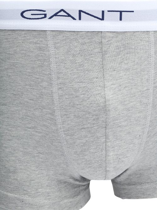 Gant Boxershorts Trunk 3-Pakke Svart Grå Vit