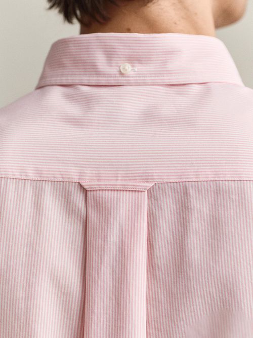 Gant Banker Camicia Righe Pink Model / Voorkant