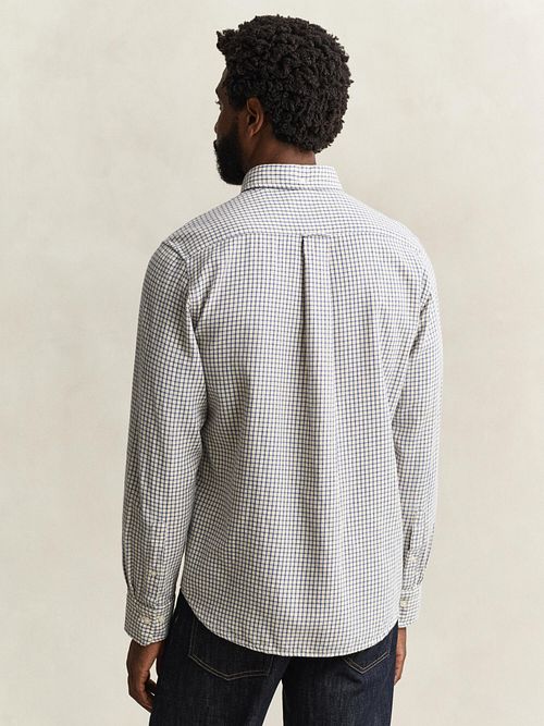 Gant Camisa Franela De cuadros Azul Model / Voorkant