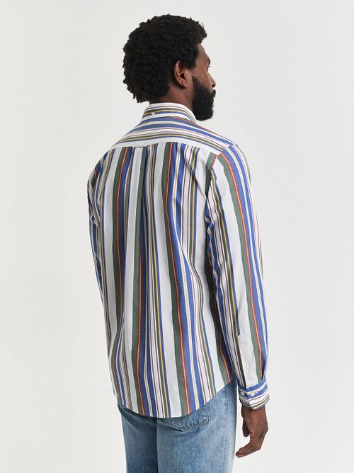 GANT Casual Skjorte Stribet Multifarvet Model / Achterkant