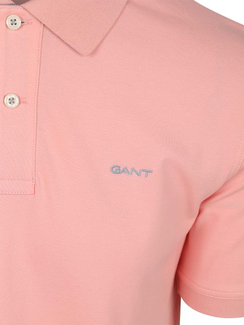 GANT Contrast Piqué Polo Bubbelgum Product / Detail
