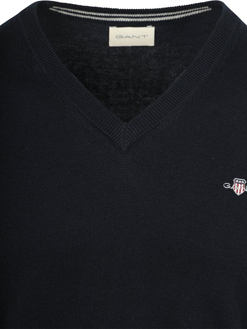 GANT Genserkjer V-hals Navy Product / Detail