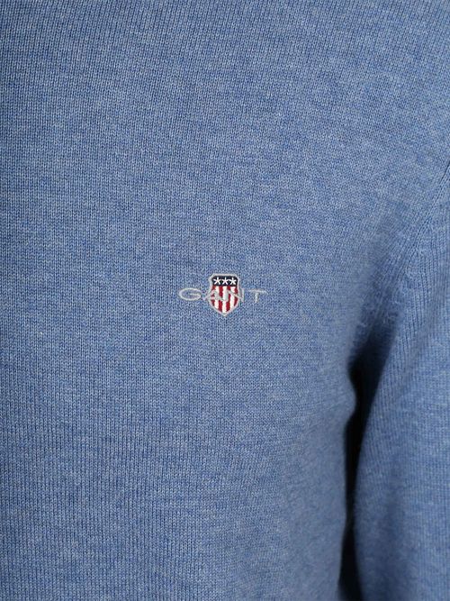 Gant Maglione Girocollo Melange Blue Product / Detail