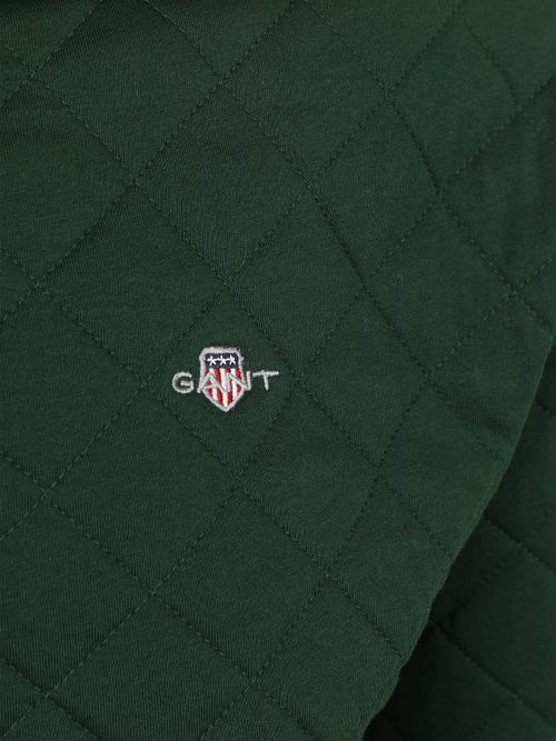 Gant Quilted Vest Donkergroen Product / Detail