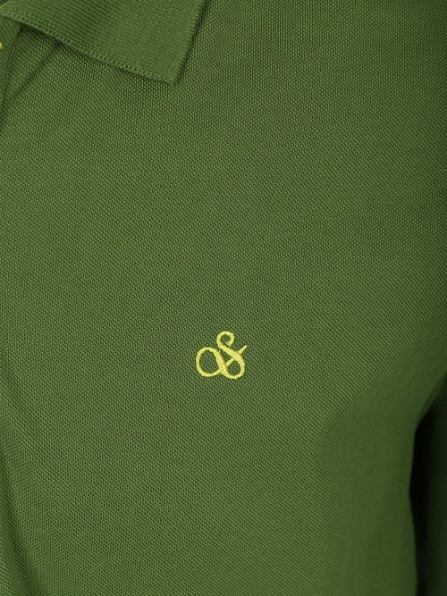 Scotch And Soda Core Piqué Polo Groen