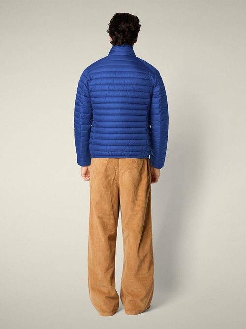 Giacca Alex Save The Duck blu cobalto Model / Achterkant