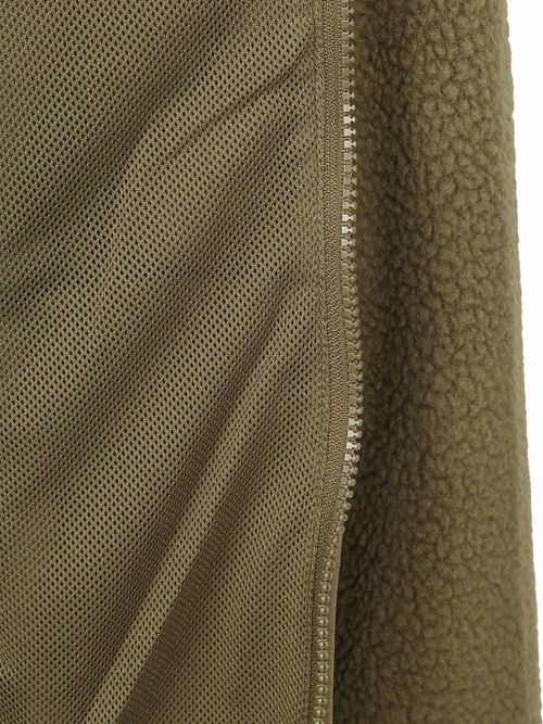 Gilet in pile KnowledgeCotton Apparel Olive Product / Detail