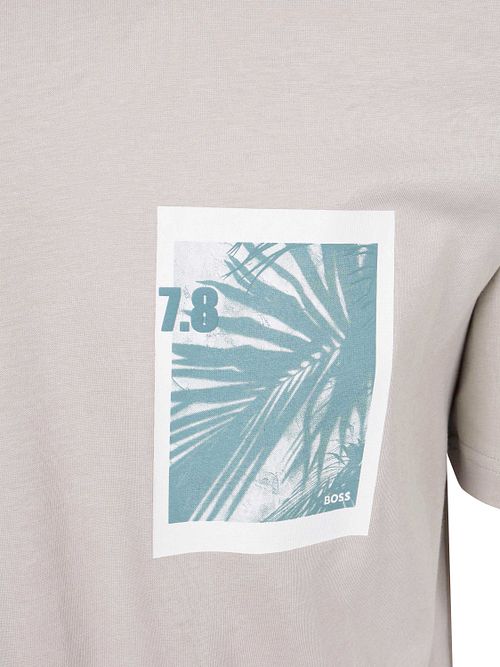 BOSS T-shirt Te Board Grå Product / Detail