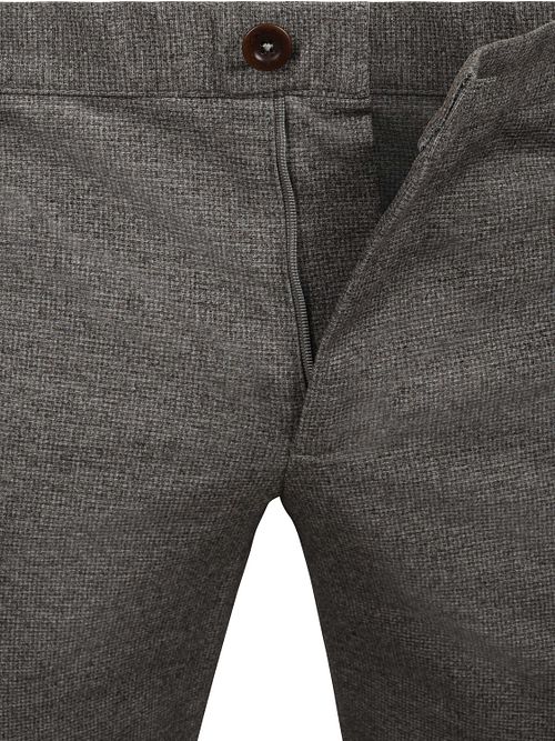 Alberto Rob New Jersey Chino Check Taupe